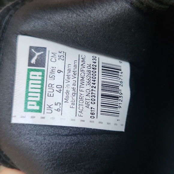 Size 9 Fenty Puma by Rihanna suede lace up sneaker - Picture 6 of 7